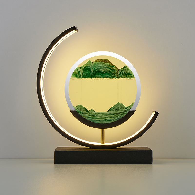 Modern Sand Art LED Lamp