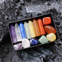 14PCS Natural Crystal Set