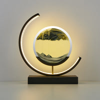 Modern Sand Art LED Lamp