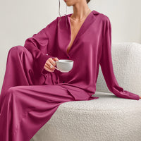 Silky Two-Piece Lounge Pajama Set