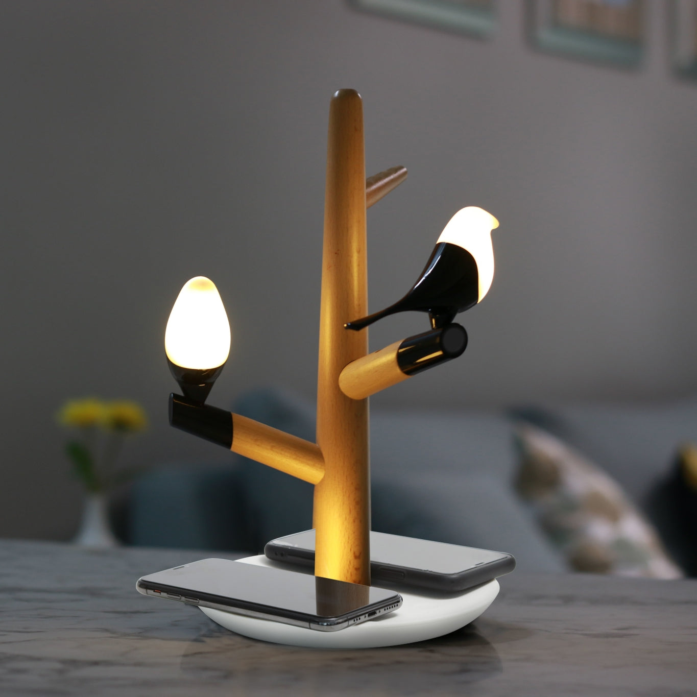 Lovely Bird Wireless Charging Lamp