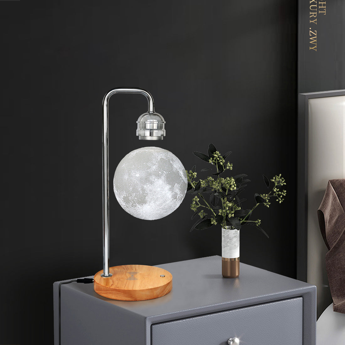 Levitating Moon Lamp