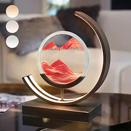 Modern Sand Art LED Lamp