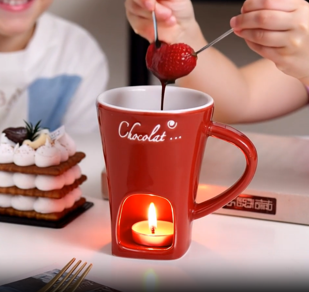 Ceramic Fondue Mug Set