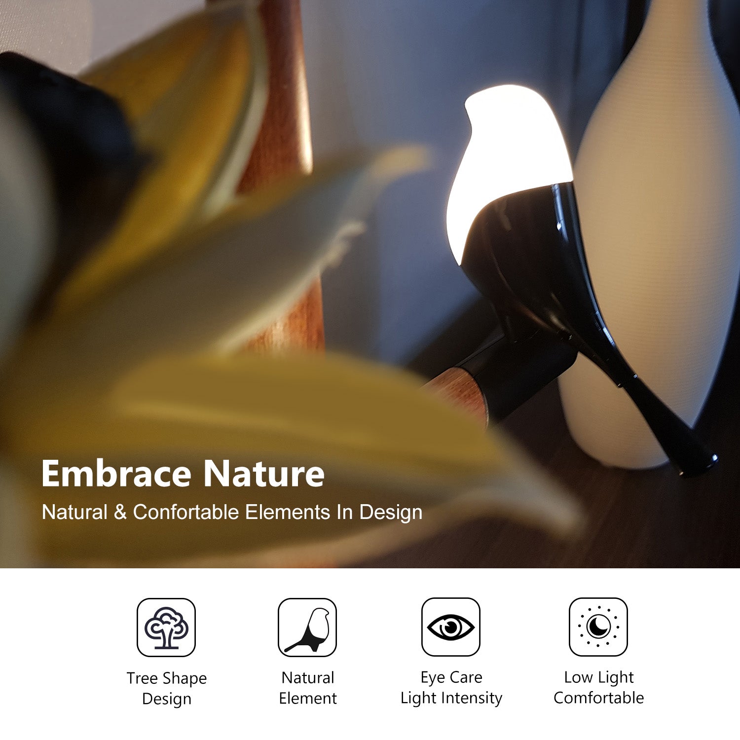 Lovely Bird Wireless Charging Lamp