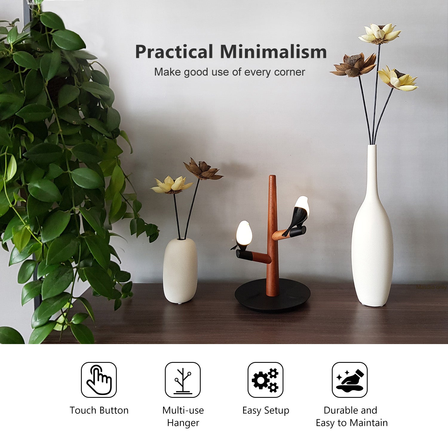 Lovely Bird Wireless Charging Lamp