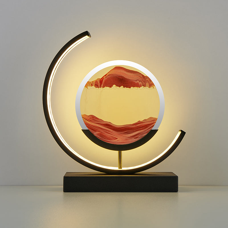 Modern Sand Art LED Lamp