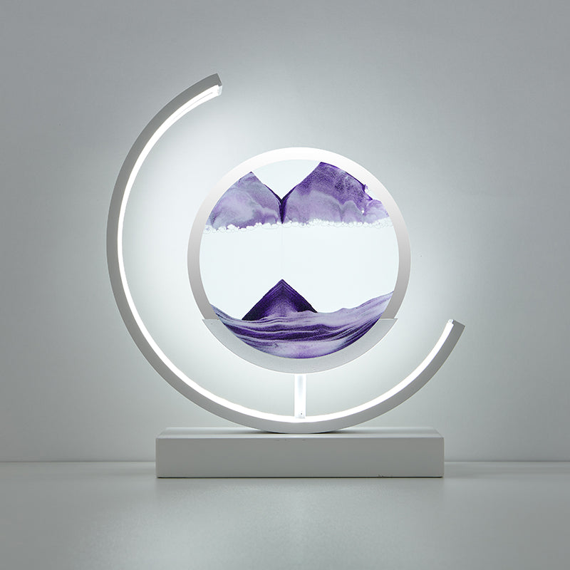 Modern Sand Art LED Lamp