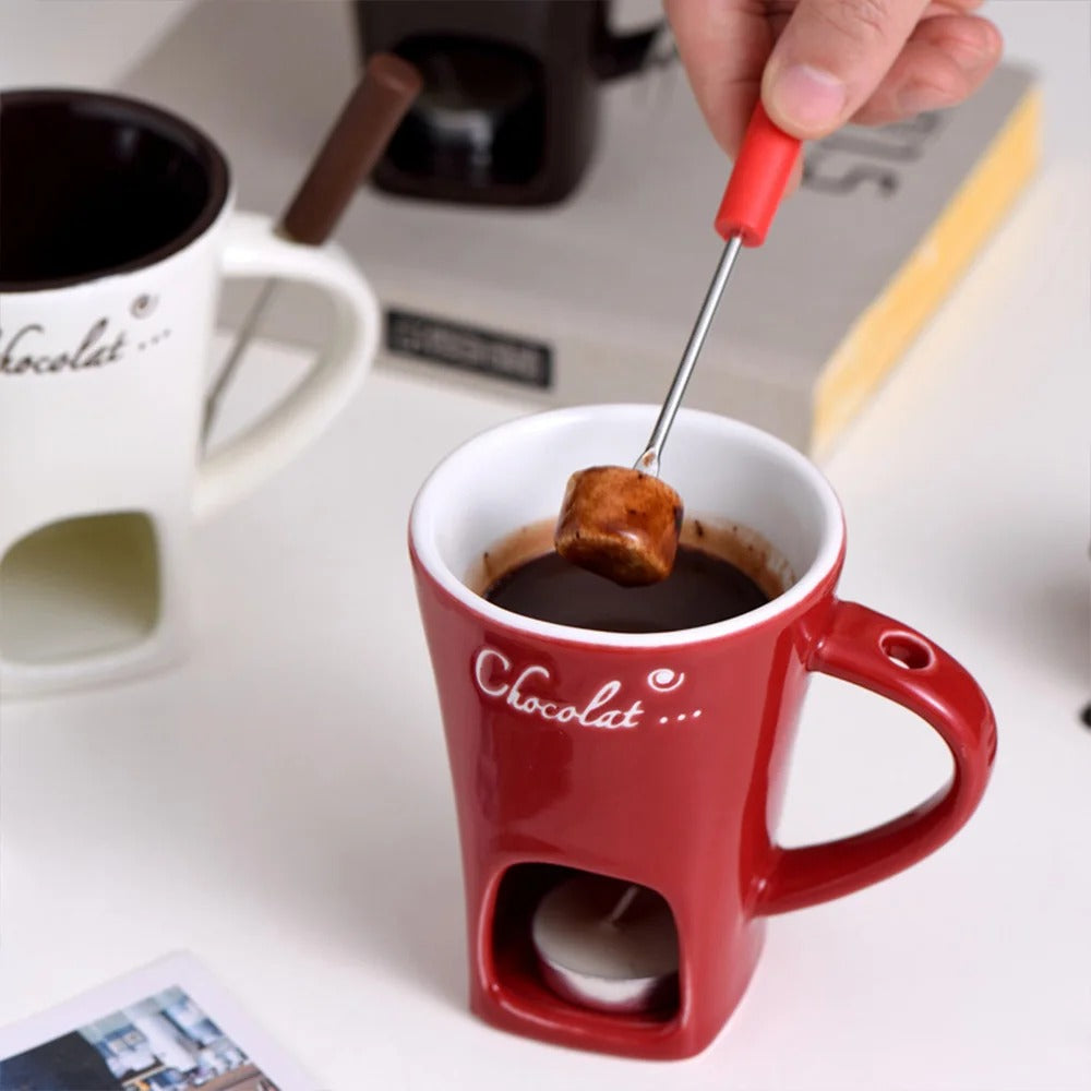 Ceramic Fondue Mug Set